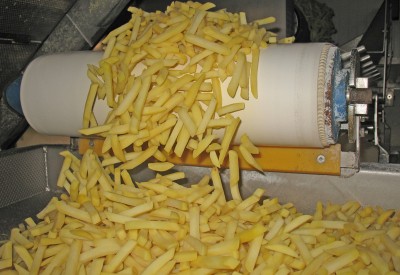 Frietproductie Belgische frieten